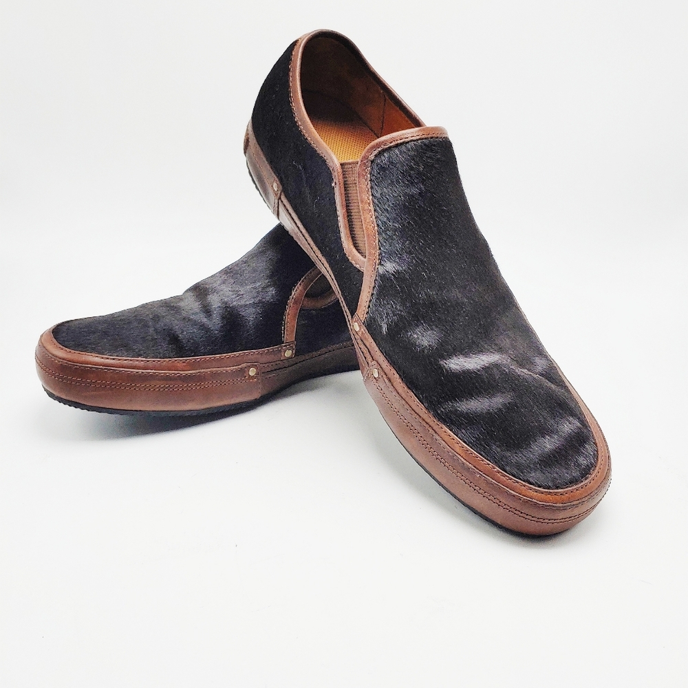 Cole Haan CO4862 Mens Brown Fur Leather Shoes 9 M